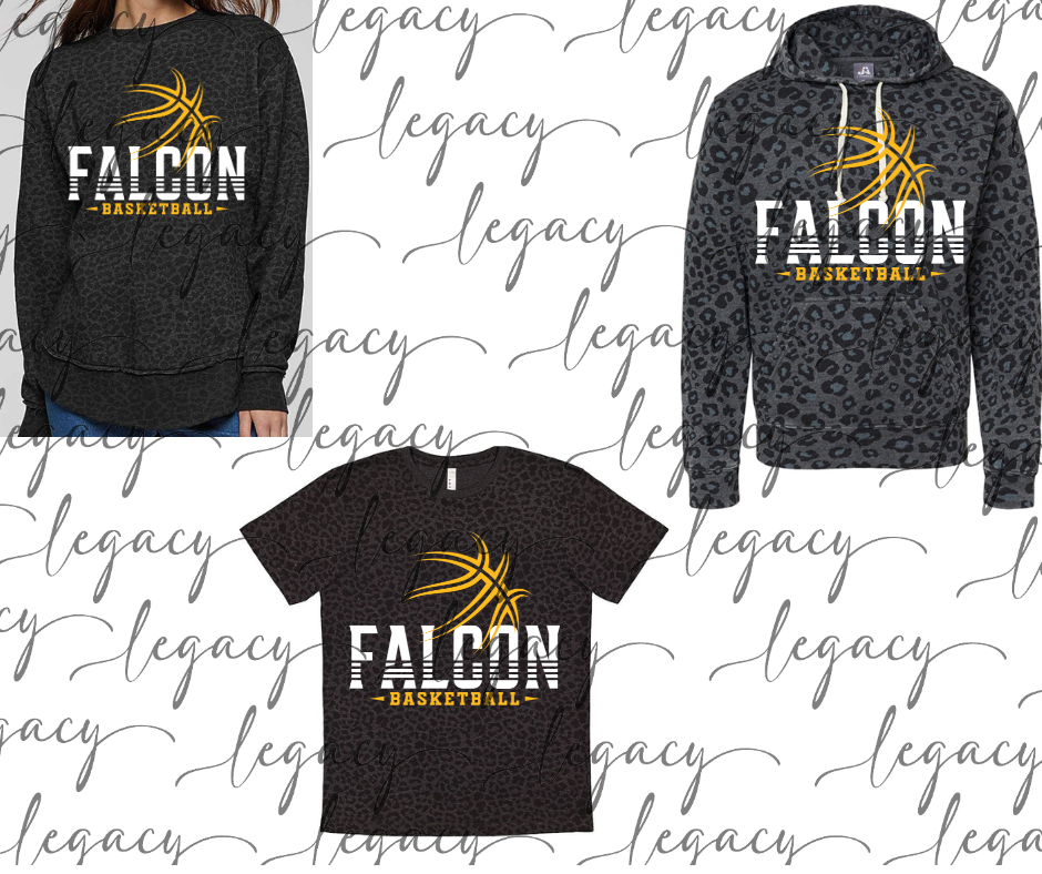Falcon Basketball Black Leopard Women's Top Options Falcon Basketball 2025