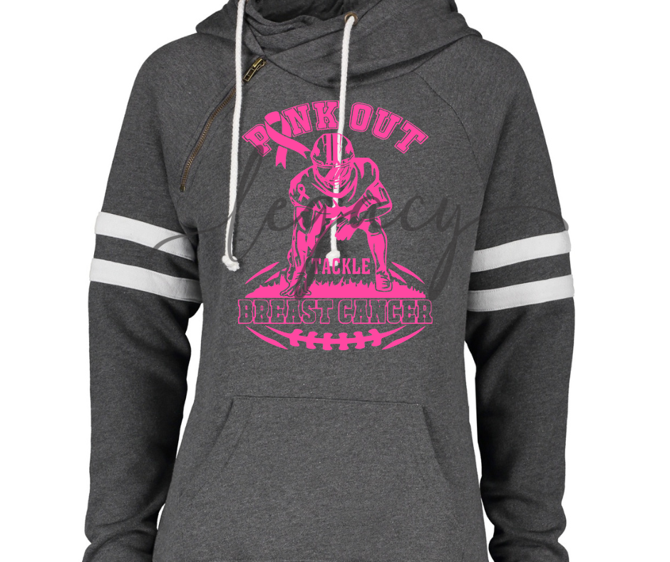 Football Player Pink Out Double Hood Top Options Falcon Pink Out Football Ogemaw Browns 2025