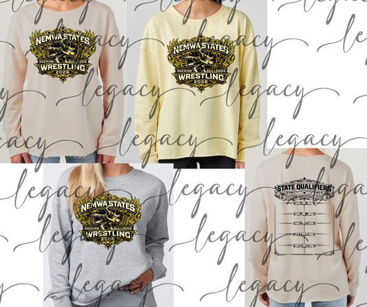 Boxy Raw Hem Crew Top Options Bulldog NEMWA States 2026