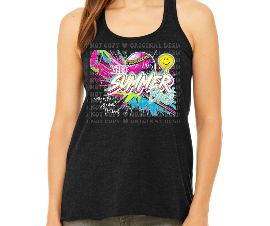 Mid Summer Blast 2025 Adult & Youth Tank Options