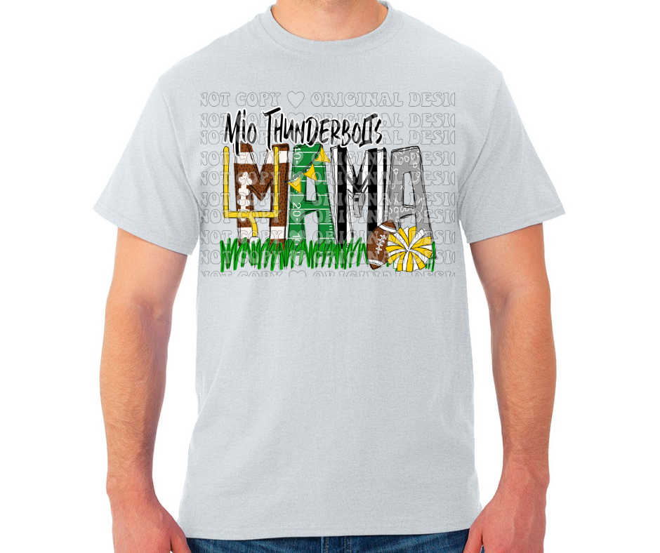 Thunderbolts Mama with optional sleeve detail Cotton/Poly Blend Top Options Mio Thunderbolts 2025