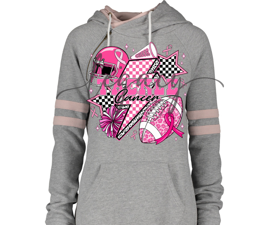 Football & Cheer Pink Out Double Hood Top Options Falcon Pink Out Football Ogemaw Browns 2025