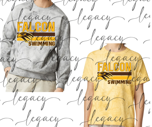 Falcon Swimming Falcon Swim 2025 Comfort Colors Smoke Top Options