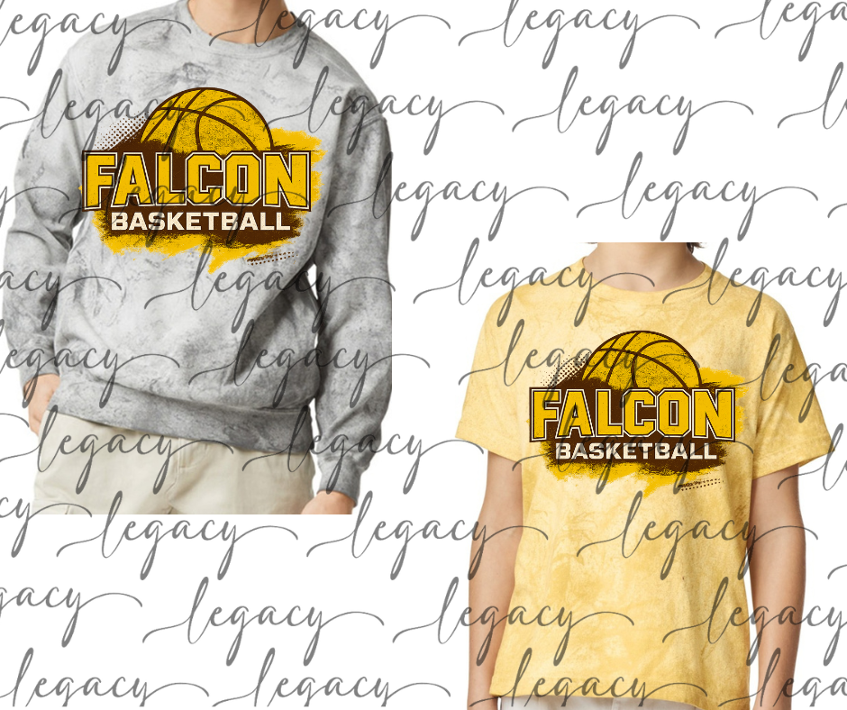 Falcon Basketball Splash Comfort Colors Smoke Top Options Falcon Basketball 2025