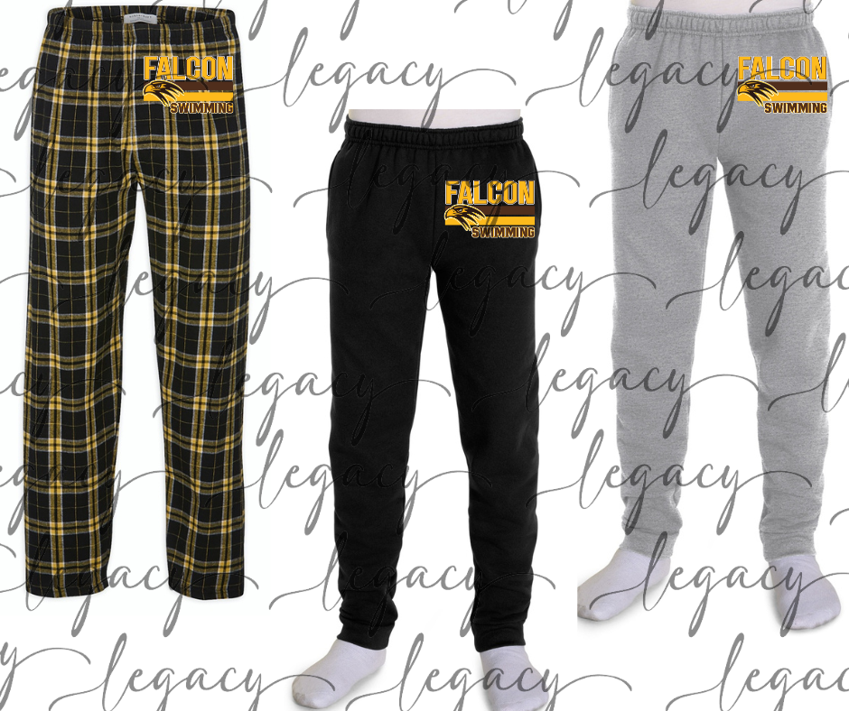 Falcon Swimming Joggers and Plaid pant Falcon Swim 2025