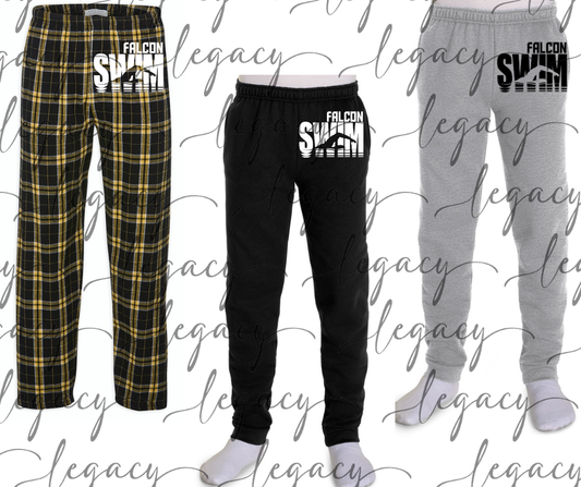 Falcon Swim 2025 Joggers and Plaid pant