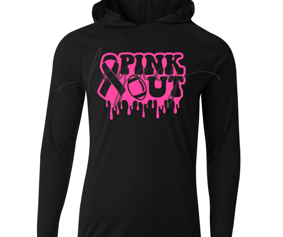 PINK OUT Football Drip Performance Dri Fit Top Options Ogemaw Browns Falcon Football 2025