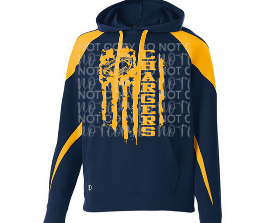 Mio Chargers 2025 Football flag Specialty Name Brand Hoodie Options