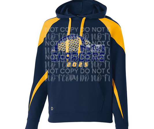 Mio Chargers 2025 Football detail Specialty Name Brand Hoodie Options