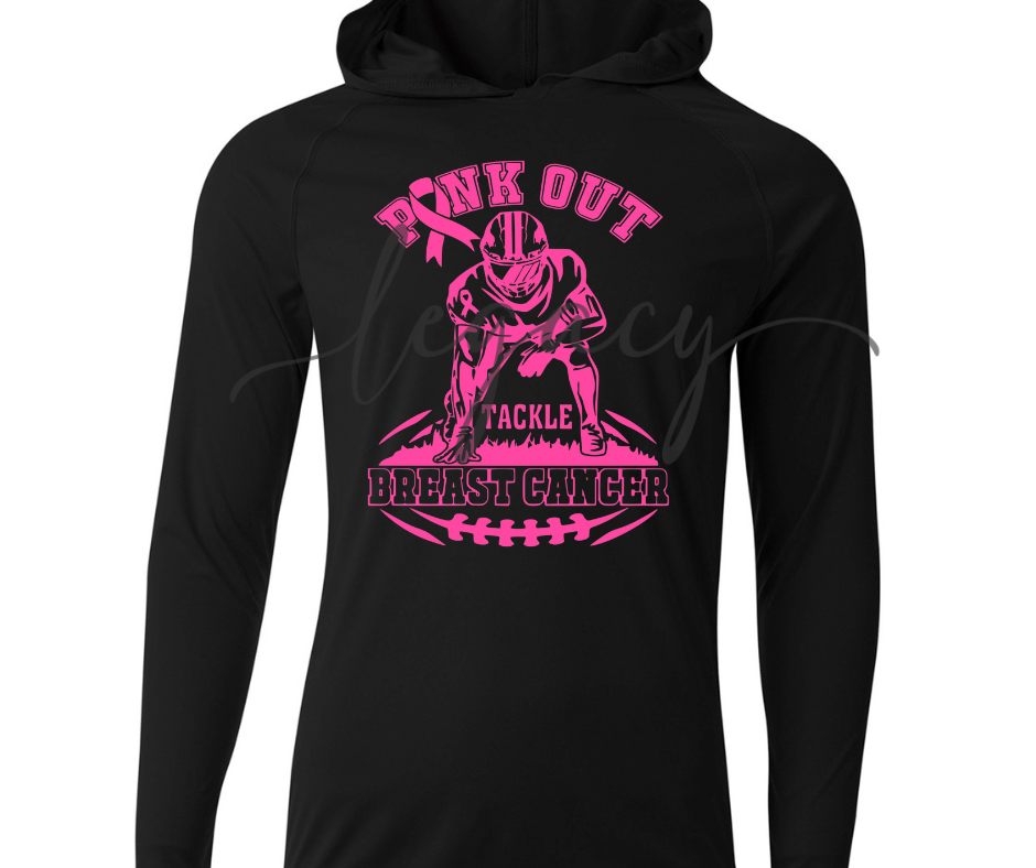 Football Player PINK OUT Football Performance Dri Fit Top Options Ogemaw Browns Falcon Football 2025