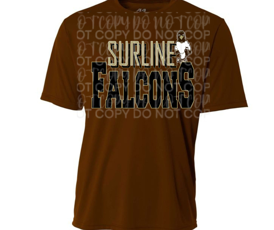 Ogemaw Falcons 2025 Surline Falcons Dri Fit Top Options