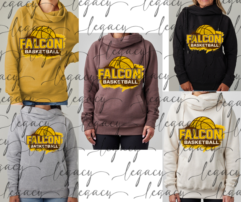 Falcon Basketball Splash Cowl Neck Top Options Falcon Basketball 2025