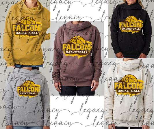 Falcon Basketball Splash Cowl Neck Top Options Falcon Basketball 2025