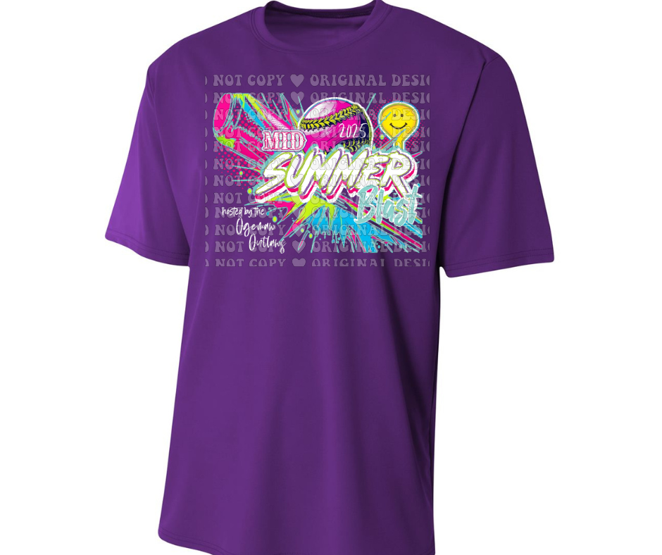 Mid Summer Blast 2025 DRI FIT Top Options