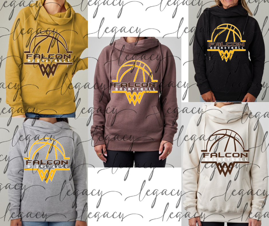 Falcon Basketball Net Cowl Neck Top Options Falcon Basketball 2025
