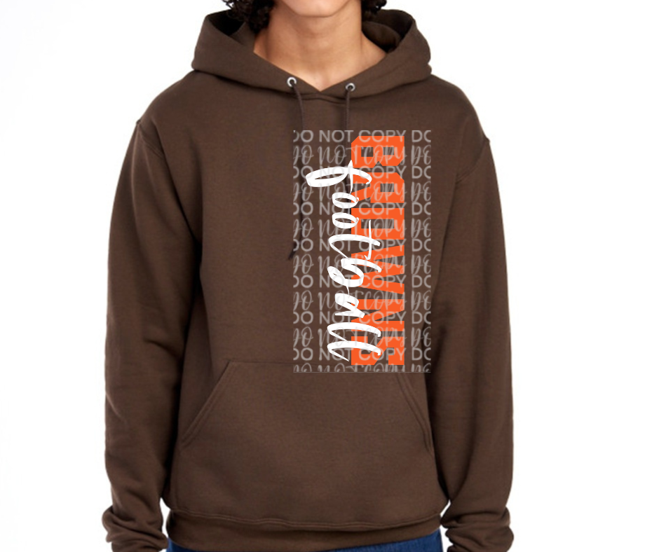 Ogemaw Browns 2025 Fall Football & Cheer Sideways Browns Football Top Options