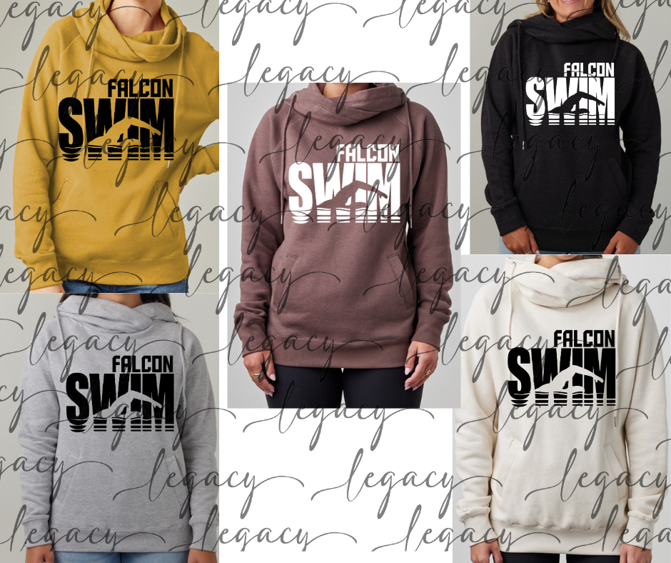 Falcon Swim 2025 Cowl Neck Top Options