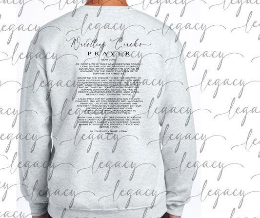 Wrestling Coach's Prayer Wrestling 2025 Cotton/Poly Blend Multi Color Top Options Wrestling 2025