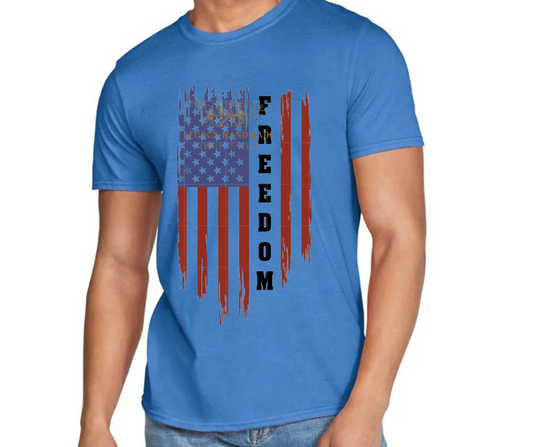 Freedom Flag 4th Red White & Blue American Pride America Freedom 2025