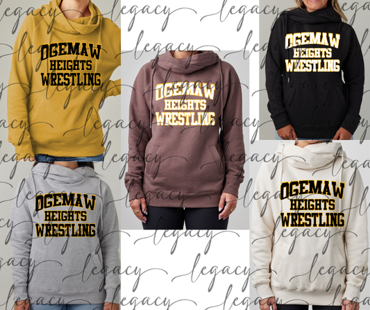 Ogemaw Heights Wrestling Cowl Neck Top Options Falcon Wrestling 2025