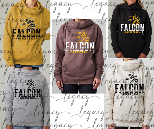Falcon Basketball Cowl Neck Top Options Falcon Basketball 2025
