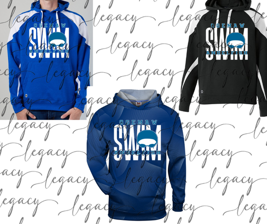 Angelfish 2025 Angelfish Swim Goggles Specialty Hoodie Options