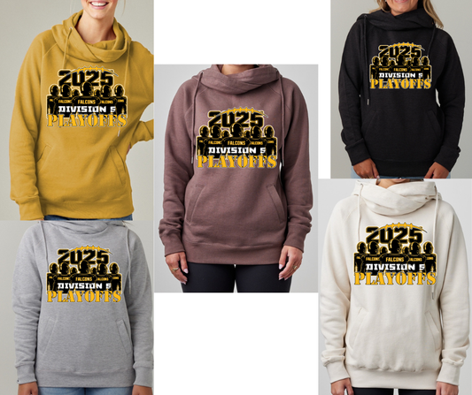Falcon Football Playoffs 2025 Cowl Neck Top Options