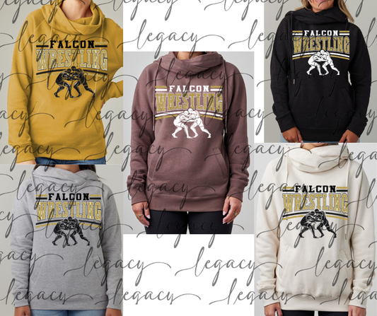 Falcon Wrestling Wrestlers Cowl Neck Top Options Falcon Wrestling 2025