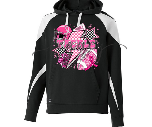 Football & Cheer PINK OUT Football Specialty Hoodies Ogemaw Browns Falcon Football 2025