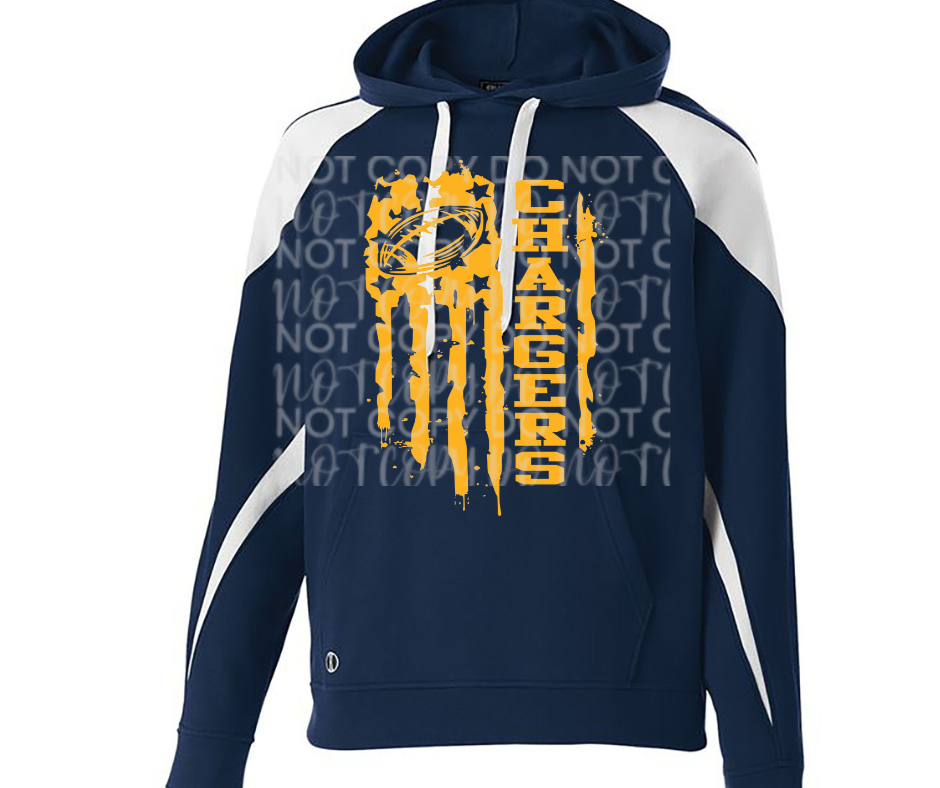 Mio Chargers 2025 Football flag Specialty Name Brand Hoodie Options