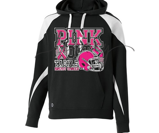 Football PINK OUT Football Drip Specialty Hoodies Ogemaw Browns Falcon Football 2025
