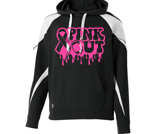 PINK OUT Football Drip Specialty Hoodies Ogemaw Browns Falcon Football 2025