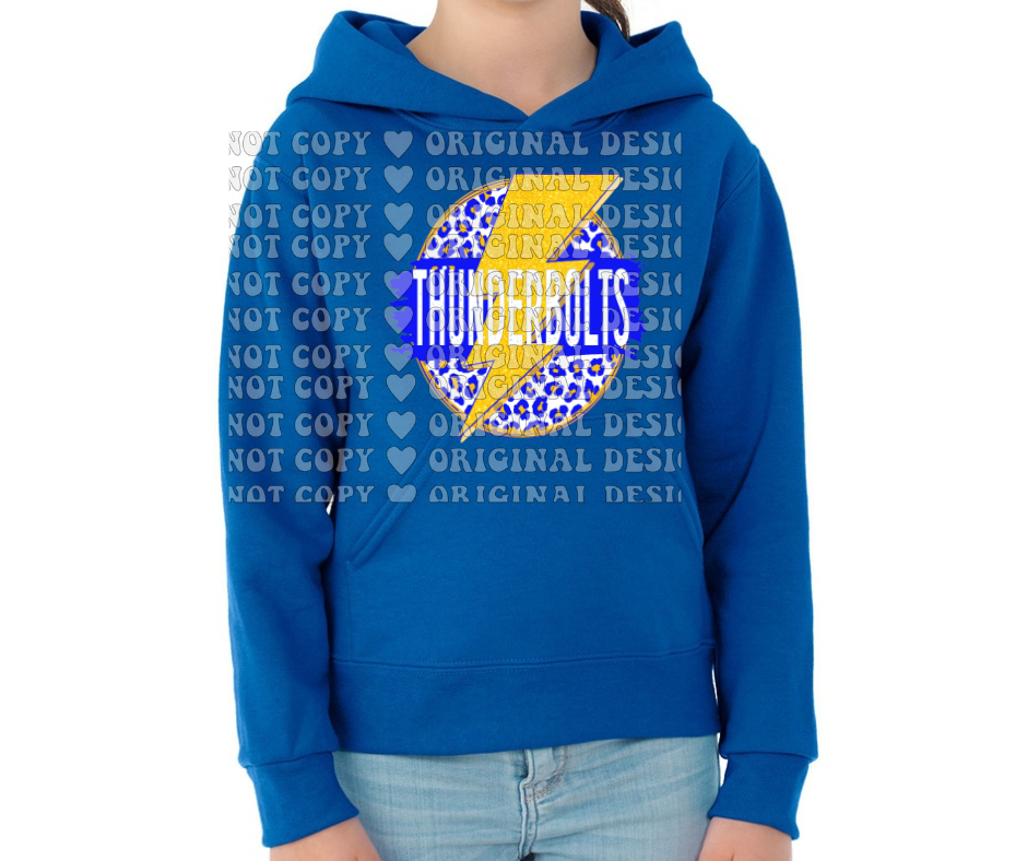 Thunderbolts Circle Leo Lightning Cotton/Poly Blend Top Options Mio Thunderbolts 2025