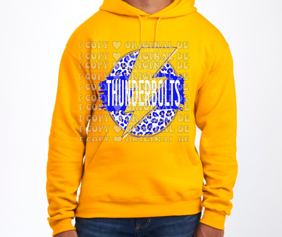 Thunderbolts Circle Leo Lightning Cotton/Poly Blend Top Options Mio Thunderbolts 2025