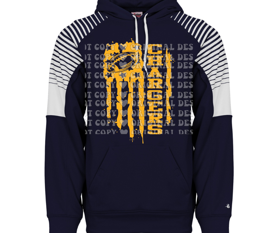 Mio Chargers 2025 Football flag Specialty Name Brand Hoodie Options