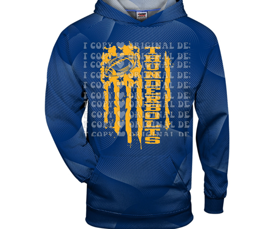 Mio Thunderbolts 2025 Football flag Specialty Name Brand Hoodie Options