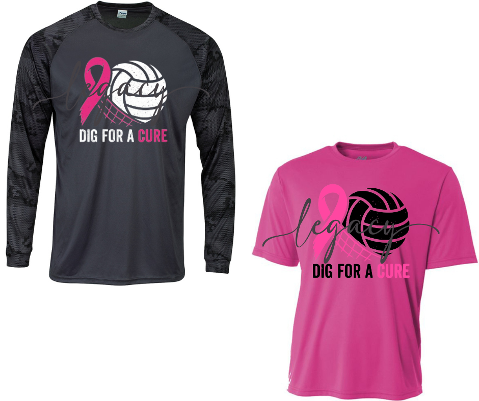 PINK OUT Volleyball Dig Performance Dri Fit Top Options