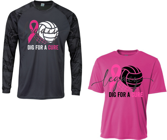 PINK OUT Volleyball Dig Performance Dri Fit Top Options