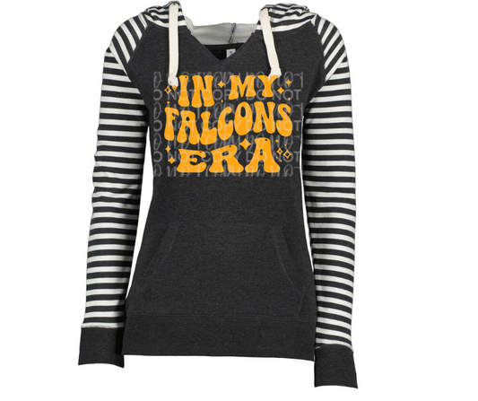 In my Falcons Era Striped Sleeves Hoodie Top Options Ogemaw Falcons 2025