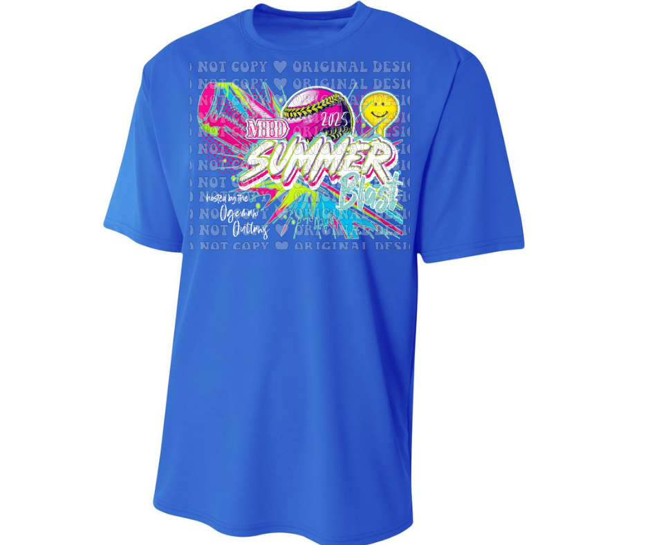 Mid Summer Blast 2025 DRI FIT Top Options