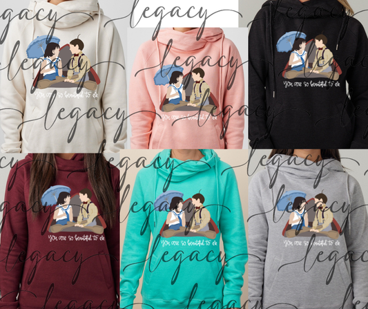 Little Rascals Vday 2026 Cowl Neck Top Multi Color Options