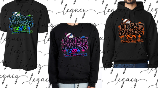 Midnight Madness BLACK Top options MM 2026
