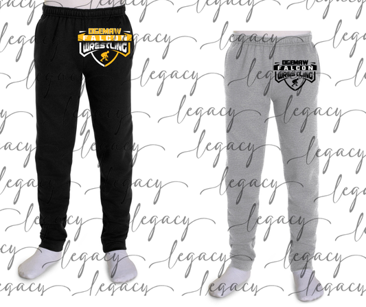 Ogemaw Falcons Multi Design Joggers Falcon Wrestling 2025