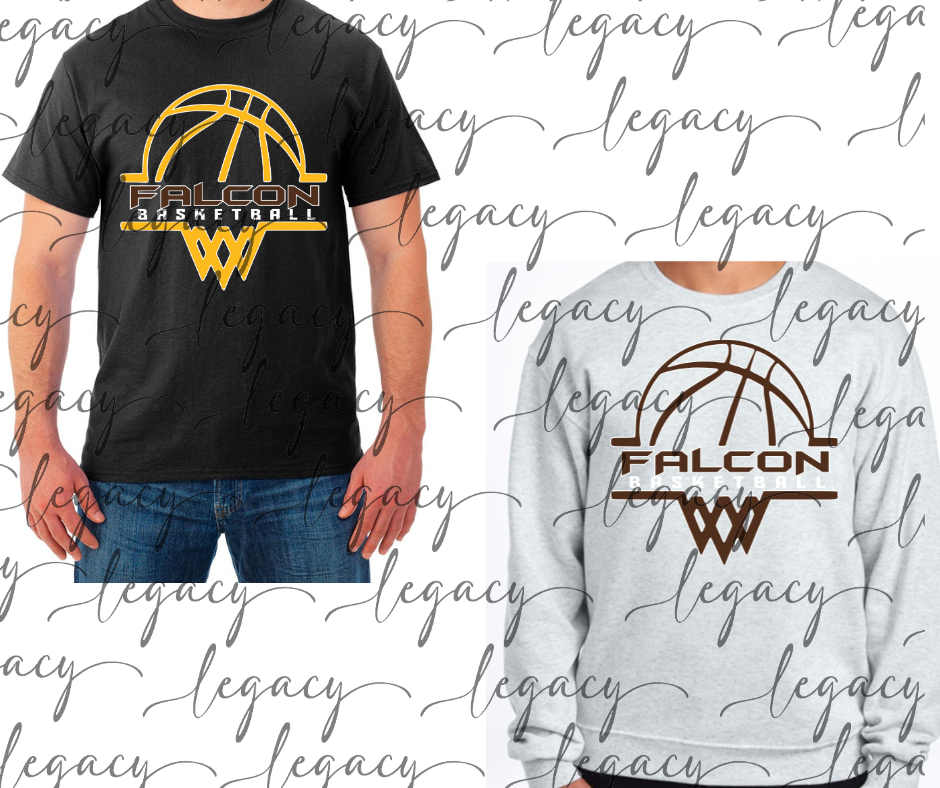 Falcon Basketball Net Cotton/Poly Blend Multi Color Top Options Falcon 2025