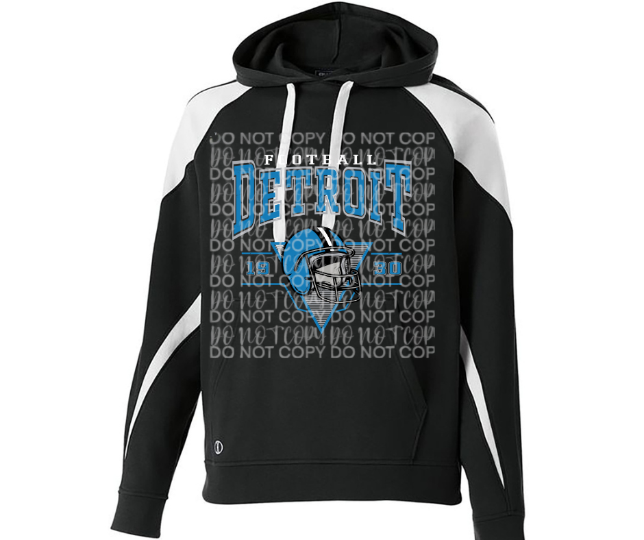 Lions Football Helmet Specialty Name Brand Hoodie Options One Pride