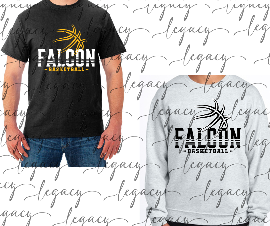 Falcon Basketball Cotton/Poly Blend Multi Color Top Options Falcon 2025