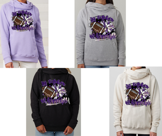 Purple Game Falcon Football In October We Wear Purple Cowl Neck Top Options