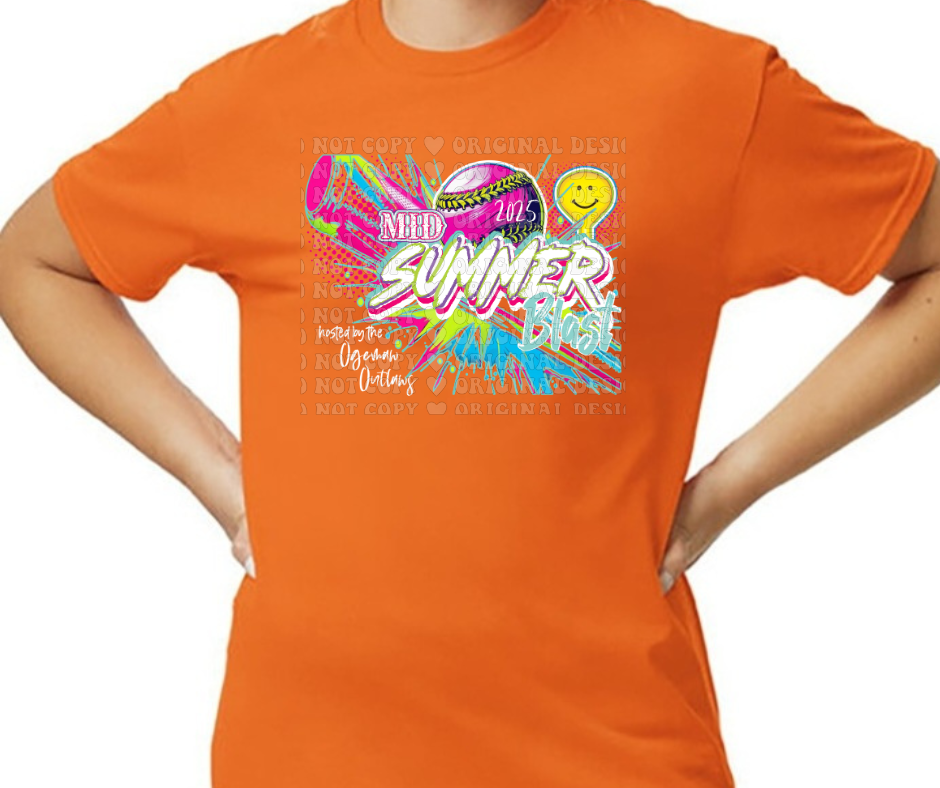 Mid Summer Blast 2025 Colored Cotton Poly Blend Top Options