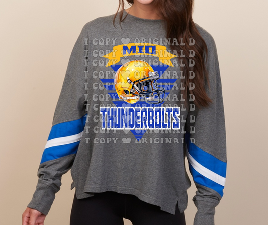 Thunderbolts Banner Long Sleeve Color Block Top Mio Thunderbolts 2025