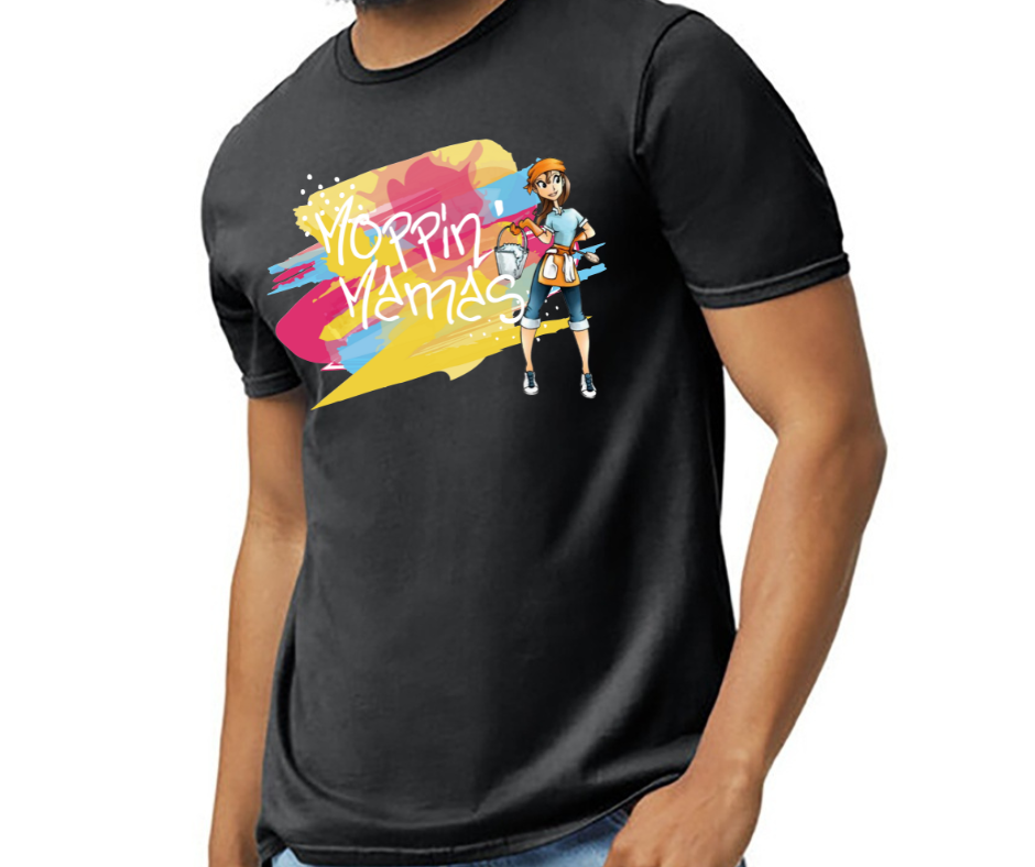 Moppin' Mamas Colorful Tee Option